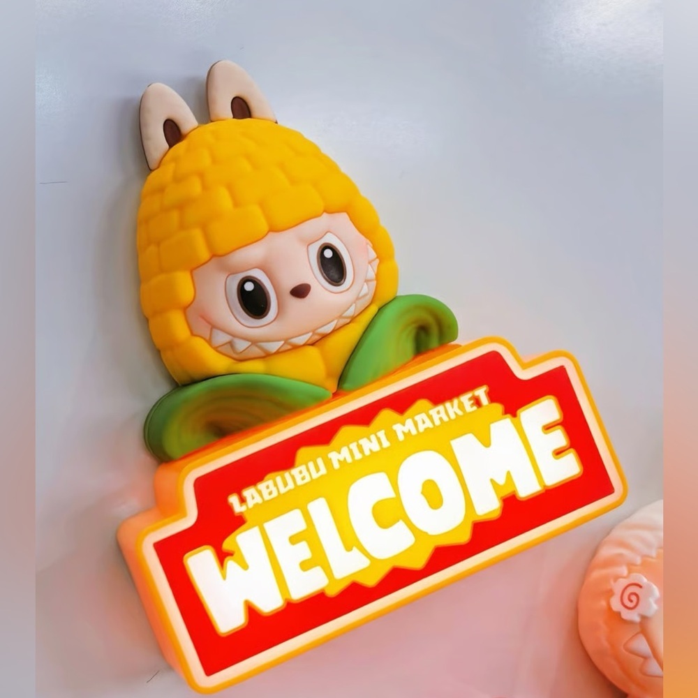 Pop Mart Labubu Mini Market Corn Magnet